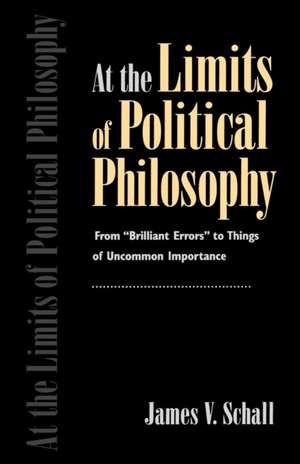 Limits Pol Philosophy de S. J. Schall, James V.