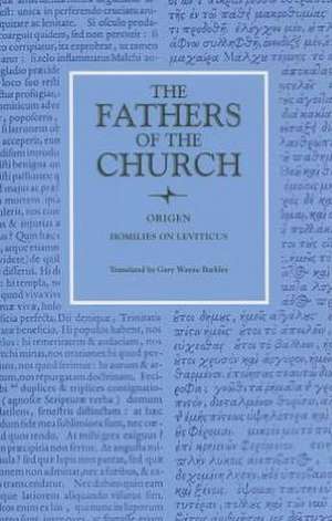 Origen Homilies on Leviticus 1-16 de Origen