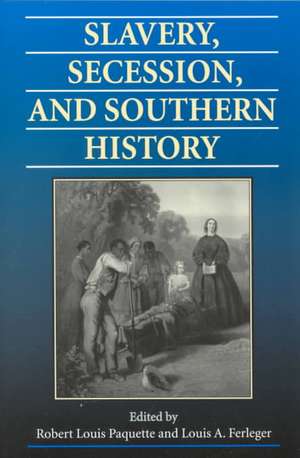 Slavery, Secession, and Southern History de Louis A. Ferleger