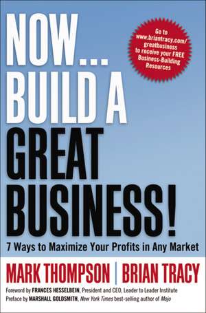 Now, Build a Great Business!: 7 Ways to Maximize Your Profits in Any Market de Mark Thompson