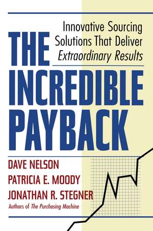 The Incredible Payback: Innovative Sourcing Solutions That Deliver Extraordinary Results de Dave NELSON