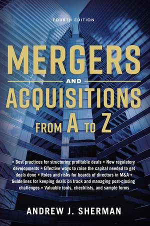 Mergers and Acquisitions from A to Z de Andrew Sherman