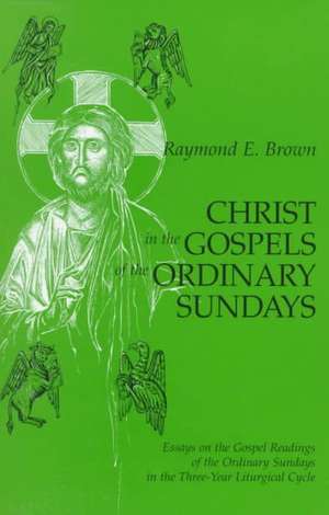 Christ in the Gospels of the Ordinary Sundays: Essays on the Gospel Readings of the Ordinary Sundays in the Three-Year Liturgical Cycle de Raymond Edward Brown