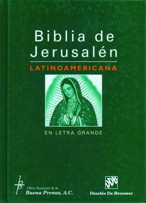 Biblia de Jerusalen Latinoamericana en Letra Grande-OS de Morgan Atkinson