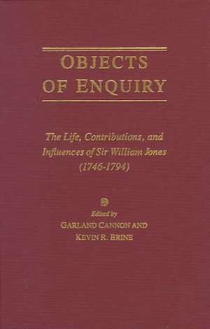 Objects of Enquiry de Garland Cannon