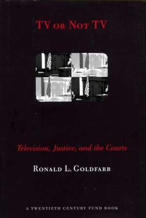 TV or Not TV – Television, Justice, and the Courts de Ronald L. Goldfarb