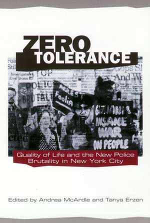 Zero Tolerance de Andrea Mcardle