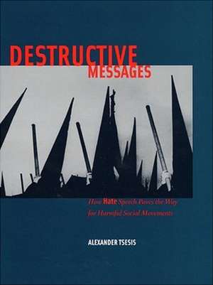 Destructive Messages – How Hate Speech Paves the Way For Harmful Social Movements de Alexander Tsesis