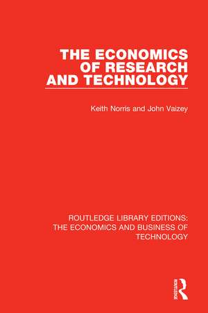 The Economics of Research and Technology de Keith Norris