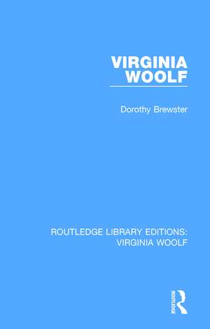 Virginia Woolf de Dorothy Brewster