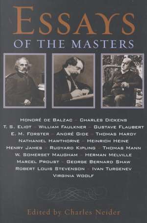 Essays of the Masters de Charles Neider