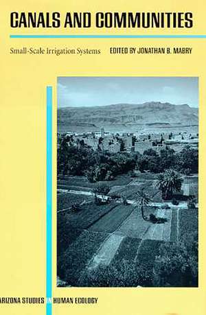 Canals and Communities: Small-Scale Irrigation Systems de Jonathan B. Mabry