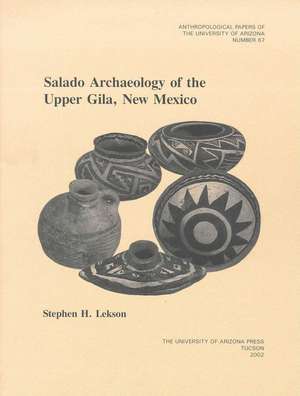 Salado Archaeology of the Upper Gila, New Mexico de Stephen H. Lekson