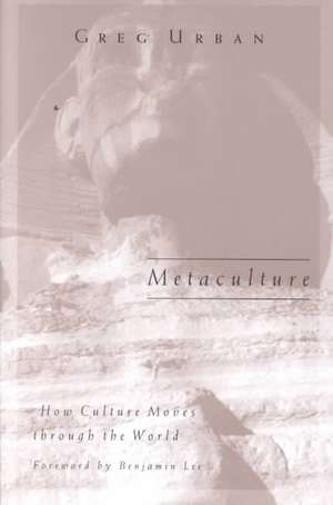 Metaculture: How Culture Moves through the World de Greg Urban