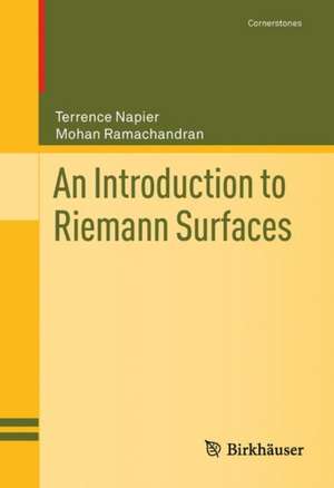 An Introduction to Riemann Surfaces de Terrence Napier