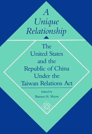 A Unique Relationship de Ramon H. Myers