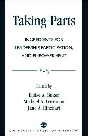 Taking Parts de Eloise A. Buker