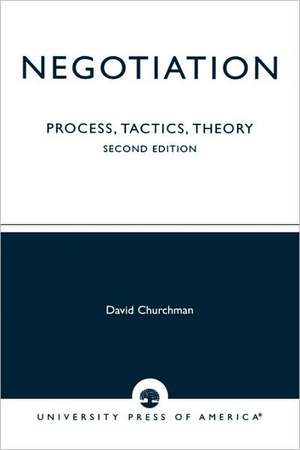 Negotiation de David Churchman