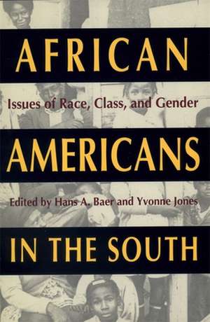 African Americans in the South: Issues of Race, Class, and Gender de Hans A. Baer