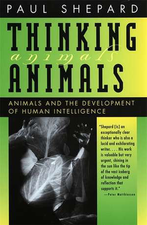 Thinking Animals de Paul Shepard