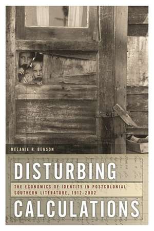 Disturbing Calculations: The Economics of Identity in Postcolonial Southern Literature, 1912-2002 de Melanie R. Benson