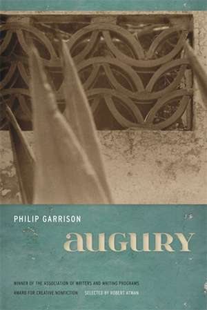 Augury de Philip Garrison