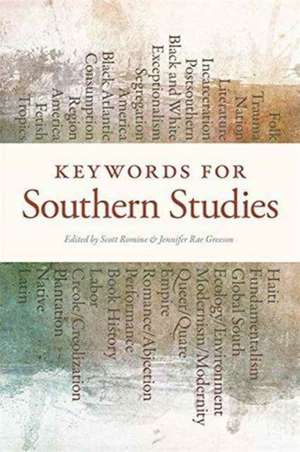 Keywords for Southern Studies de Erich Nunn