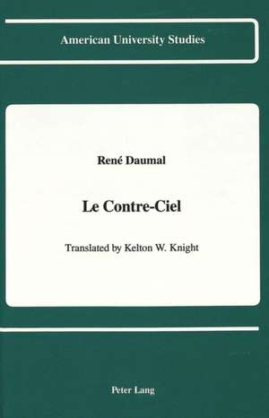 Le Contre-Ciel de Rene Daumal