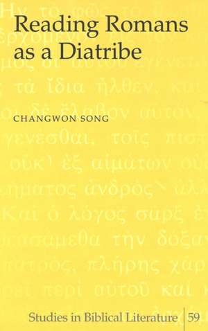 Reading Romans as a Diatribe de Changwon Song