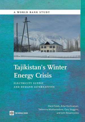 Tajikistan's Winter Energy Crisis: Electricity Supply and Demand Alternatives de Daryl Fields