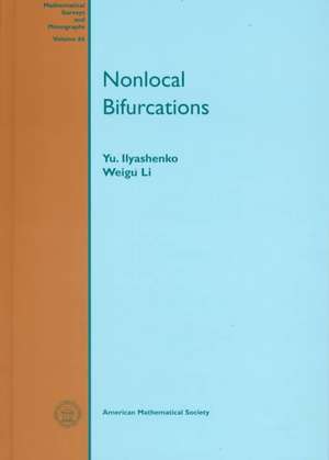 Nonlocal Bifurcations de Yu. Ilyashenko