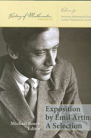 Exposition by Emil Artin: A Selection de Michael Rosen