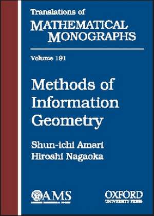 Methods of Information Geometry de Shun-ichi Amari