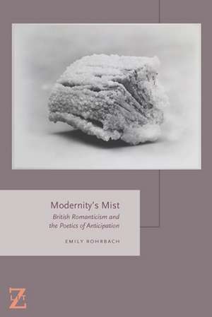 Modernity's Mist: British Romanticism and the Poetics of Anticipation de Emily Rohrbach