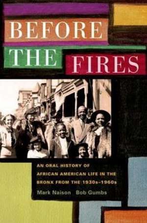 Before the Fires de Mark D Naison