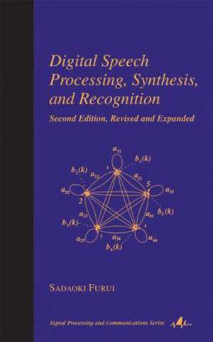 Digital Speech Processing: Synthesis, and Recognition, Second Edition, de Sadaoki Furui