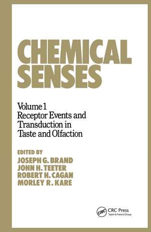 Chemical Senses: Receptor Events and Transduction in Taste and Olfaction de Joseph G. Brand