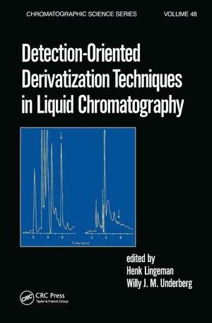 Detection-Oriented Derivatization Techniques in Liquid Chromatography de Henk Lingeman