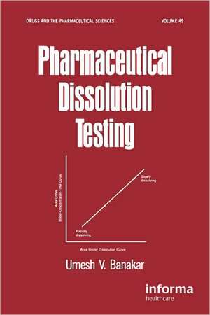 Pharmaceutical Dissolution Testing de Indiana, USA) Banakar, Umesh V. (Carmel