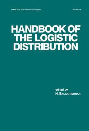 Handbook of the Logistic Distribution de N. Balakrishnan