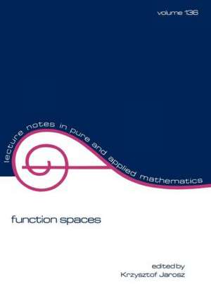 Function Spaces de Krzysztof Jarov