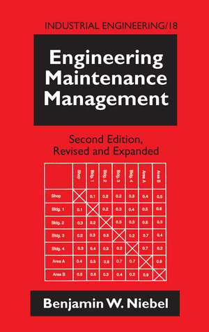 Engineering Maintenance Management de Benjamin W. Niebel