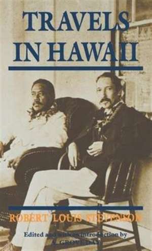 Travels in Hawaii de Robert Louis Stevenson