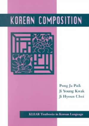 Klear: Korean Composition de Korean Language Education and Research C