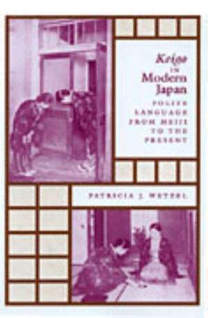 Keigo in Modern Japan: Polite Language from Meiji to the Present de Patricia J. Wetzel