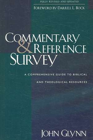 Commentary and Reference Survey de John Glynn