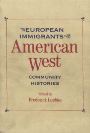 EUROPEAN IMMIGRANTS IN THE AME