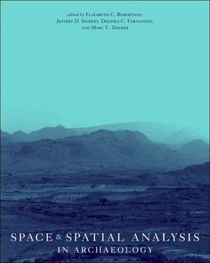 Space and Spatial Analysis in Archaeology de Elizabeth C. Robertson