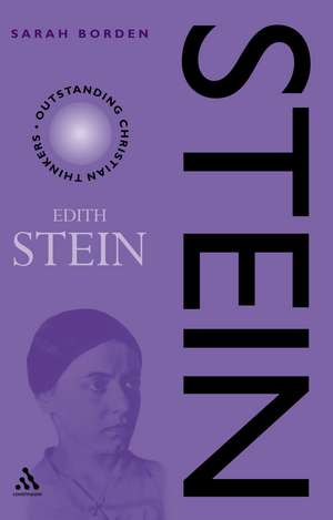 Stein: Edith Stein de Professor Sarah Borden