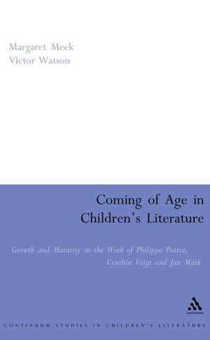 Coming of Age in Children's Literature: Growth and Maturity in the Work of Phillippa Pearce, Cynthia Voigt and Jan Mark de Margaret Meek Spencer